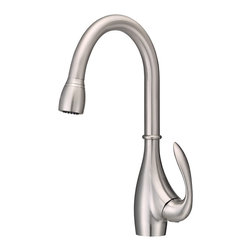 Danze Bellefleur&reg; Single Handle Pull-Down Kitchen Faucet - Kitchen Faucets