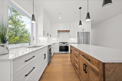 Inspiration for a contemporary kitchen remodel in Other