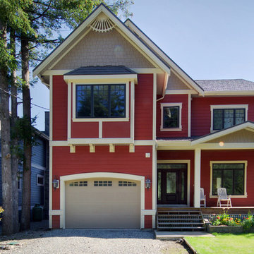 Traditional Red Lake House