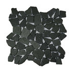 Glazed Black Mosaic Tile