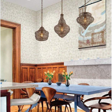 Troy Lighting Shelter 14-1/4"H 1 Light Pendant in Revolution Bronze