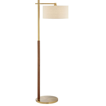 Broadway Floor Lamp, Antique Brass