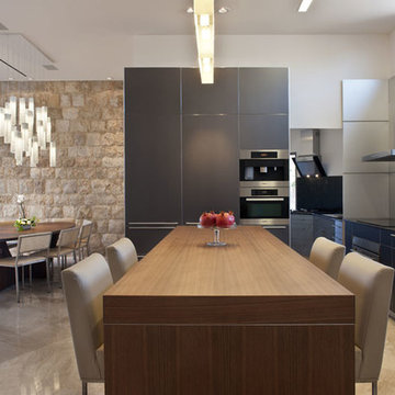 Galilee Lighting -modern lighting "White candles" chandelier