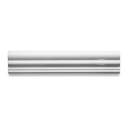 Stone Center Corp - Thassos White Marble Chair Rail Trim Molding 2-1/2x12 Polished, 1 piece - Accent Trim And Border Tile