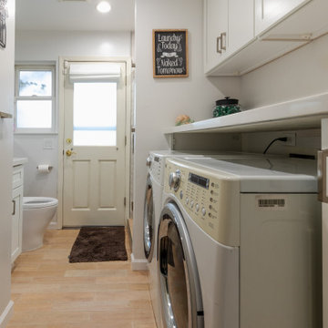 Master Bathroom and Guest Bath/Laundry Room Combo