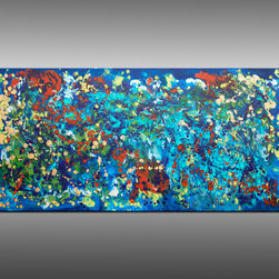 Liquid Industrial Series Paintings - Artwork