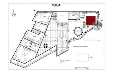 Plan 3D pour résidence penthouse