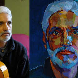 when a human meets their portrait - Paintings