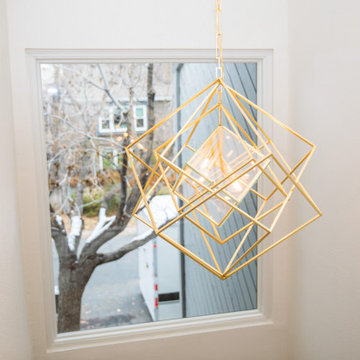 After Remodel - Entry - Statement Pieces and Beaming