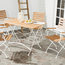 Safavieh Julie Outdoor Dining Set, 5-Piece, Teak Brown