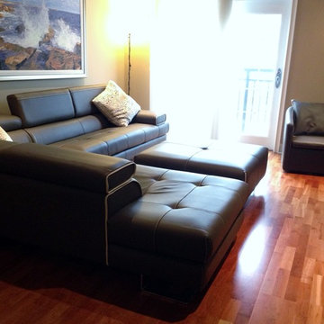 Avenue Sectional and Pretty Chair