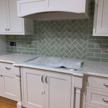 Original Style Orford Subway Tiled Kitchen Bascksplash