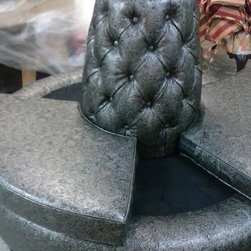 Circle Leather Banquette Sofa - Products