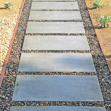 Drought Tolerant Landscapes--Paver Walkway
