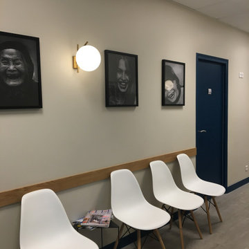 Une salle d'attente chaleureuse
