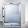 Summit SCR215L 17"W 1.7 Cu. Ft. Commercial Compact Refrigerator - Stainless