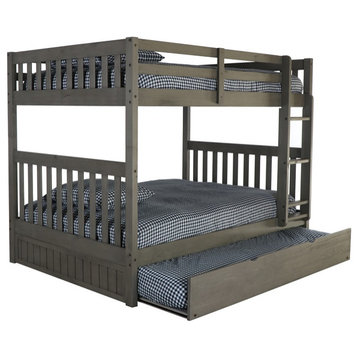 American Furniture Classics Full Over Full Bunkbed, Twin Sized Trundle
