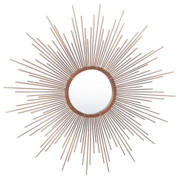 Genevieve Sunburst Mirror Copper Safavieh