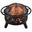 Peaktop Outdoor Steel Wood Burning Fire Pit