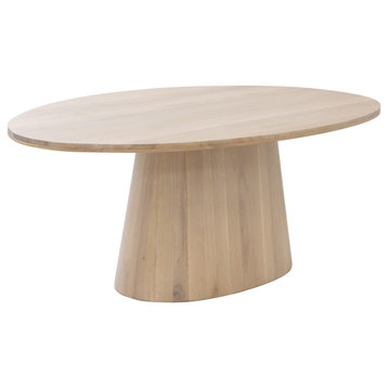 Elina Dining Table, Light Oak, Oval