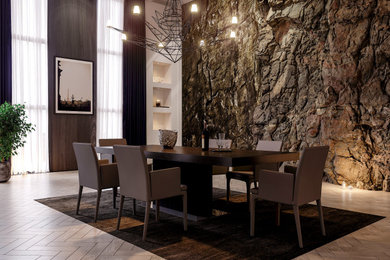 Inspiration for a dining room remodel in Miami