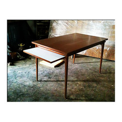 Metaphor | Slim-legged Writing Desk with Slideout Extension - Kids Desks And Desk Sets