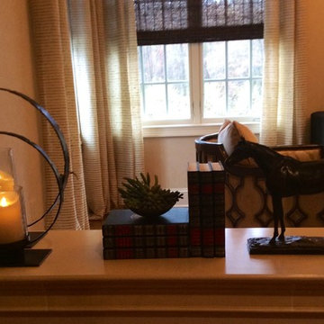 Texas Glamour Inspired Sitting Room by Juliana Ferrazzi,Black-eyed Susan designe