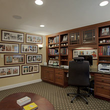 Book Shelves With Cabinet Below