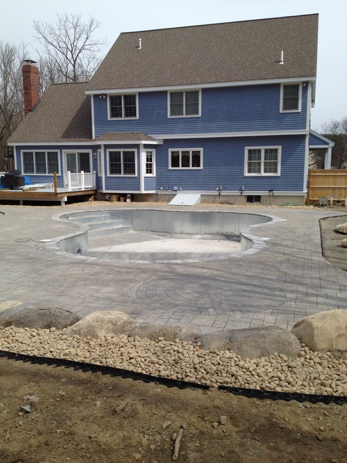 Danvers Lagoon Pool With Paver Deck