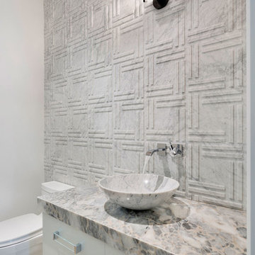 Neutral Tones in Contemporary Bathroom