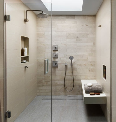 Modern Bathroom by k YODER design, LLC