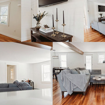 Farmhouse Living Room - Berlin, MA