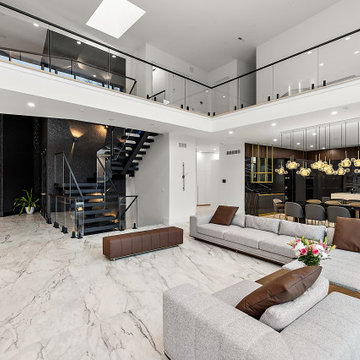 Modern Home in Farmland Setting