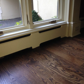 Hidden Baseboard under window