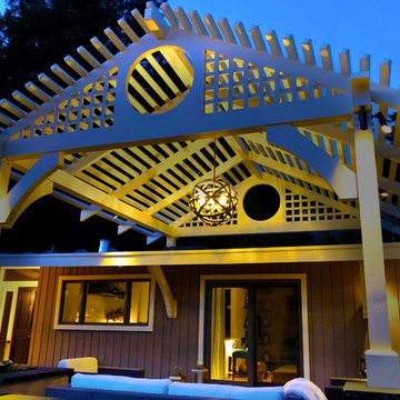 Lafeyette Hillside Arbor and Lighting