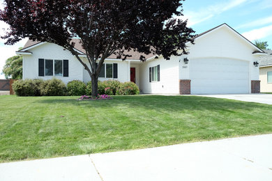 Example of an exterior home design in Other