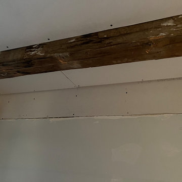 Farmhouse insulation and drywall