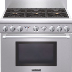 Thermador - Thermdor PRD366GHU 36" Pro Series Pro Harmony Standard Depth Dual Fuel Range - Gas Ranges And Electric Ranges