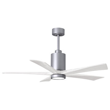 Patricia 6-Speed DC 52" Ceiling Fan w/ Integrated Light Kit in Brushed Nickel