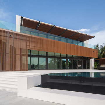 Contemporary FL custom home, Silberstein Architects