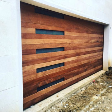 Custom Handcrafted Wood Garage Doors