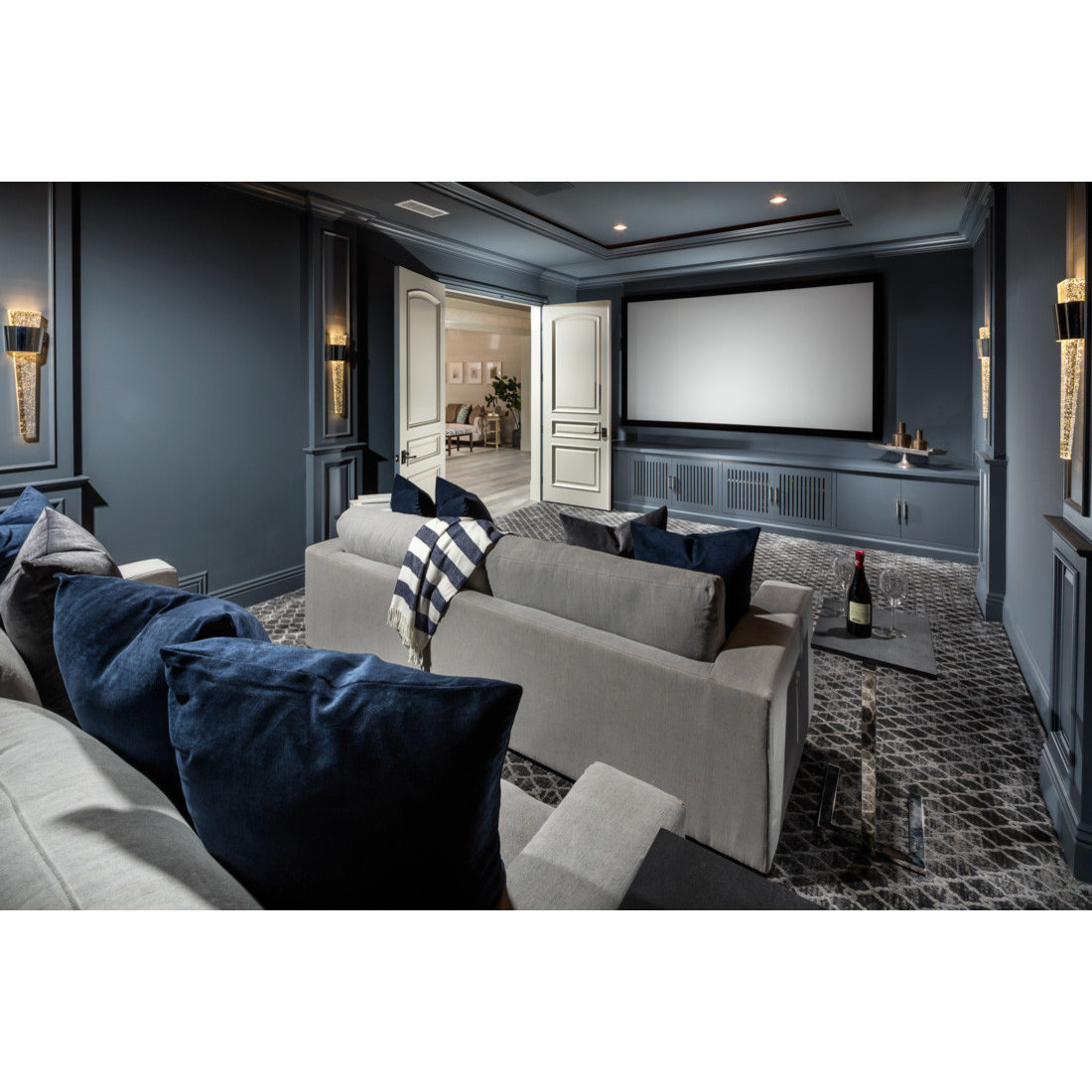 Transitional Home Theater