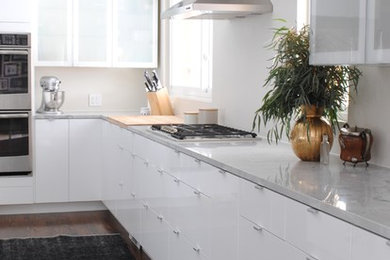 Kitchen - transitional kitchen idea in Denver