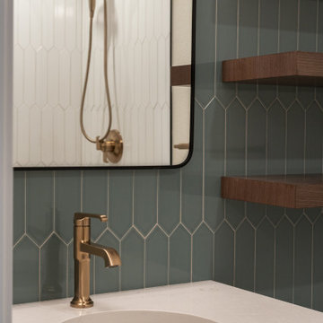 Modern Warm Bathroom Remodel | Boulder, Colorado