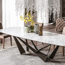 Cattelan Italia Skorpio Keramik Italian Dining Table - $5,059.00 - Dining Tables