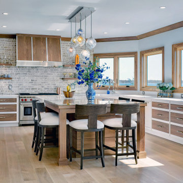 A Transitional Waterfront Kitchen & Bath on Long Island’s North Shore