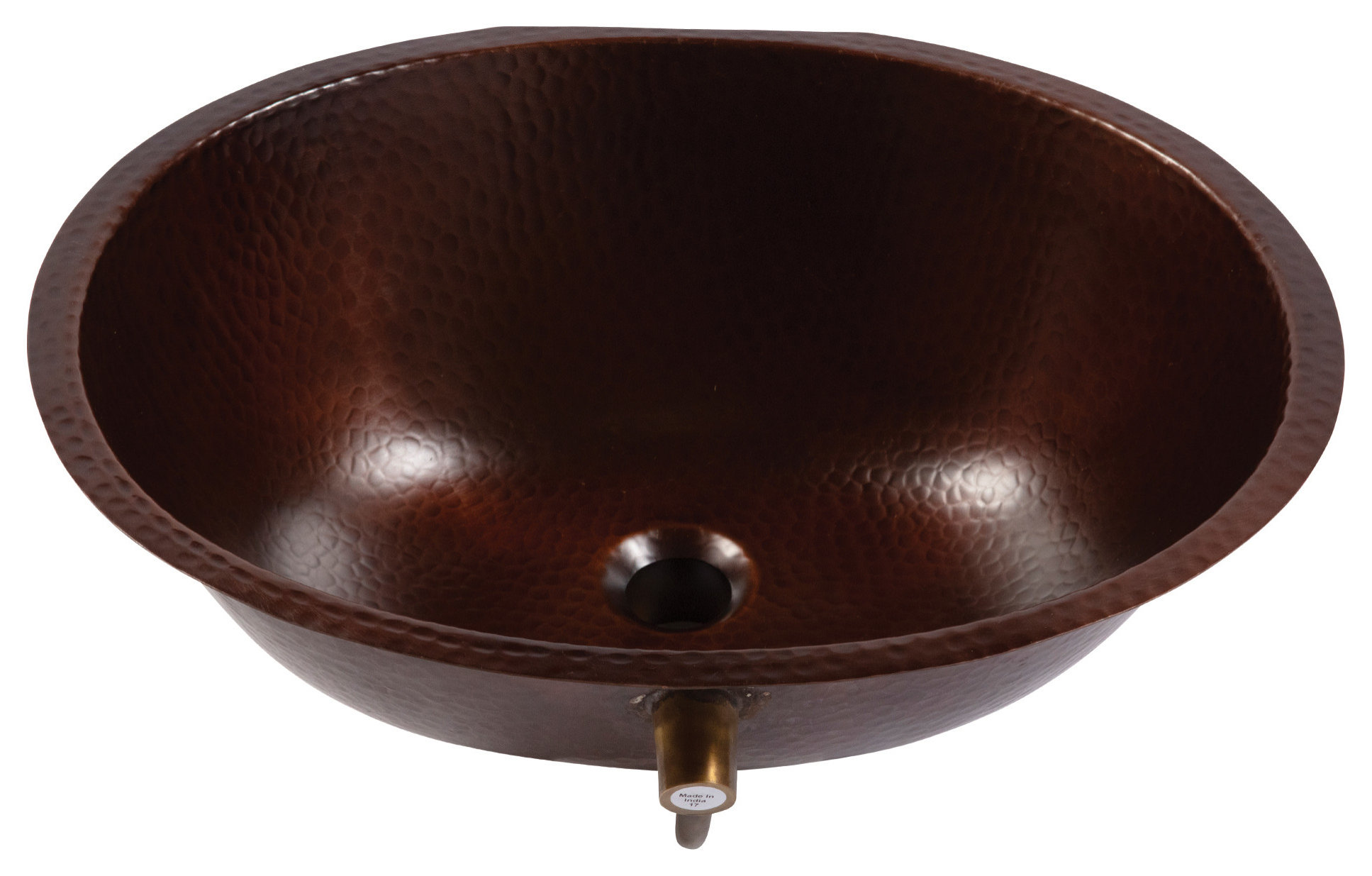 Freud 19" Undermount Bathroom Sink in Copper