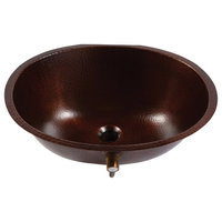 Freud 19" Undermount Bathroom Sink in Copper