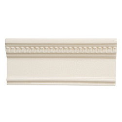 Gramercy Park Cornice Molding in Bone China - Tile