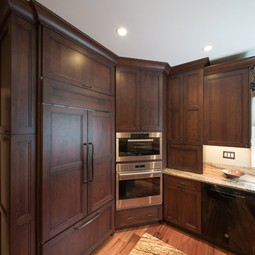 Malvern, PA Dark Cherry Kitchen Remodel